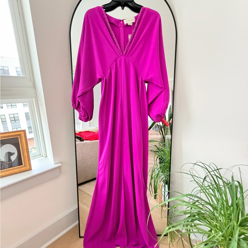 Sachin + Babi Gabby Plunging Gown NWT